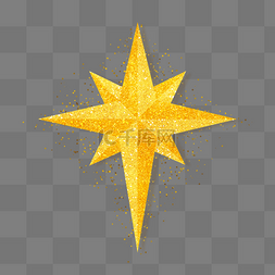 star法图片_christmas star金色扁平颗粒效果星星