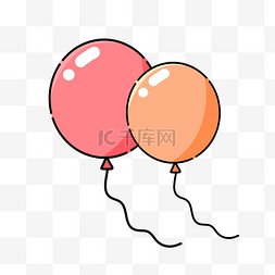 粉色黄色Q萌六一儿童节气球