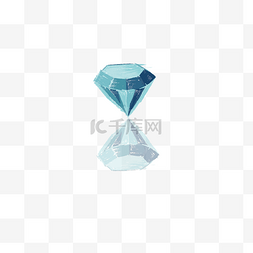 蓝色钻石ai格式