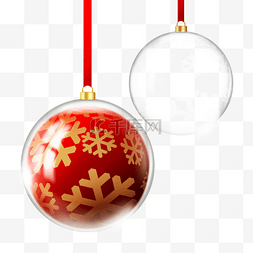 红色绳子图片_红色装饰圣诞节球