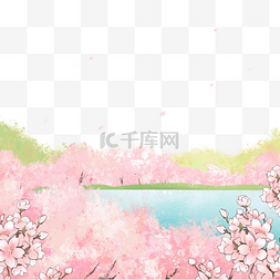 粉色樱花树图片_春暖花开樱花树