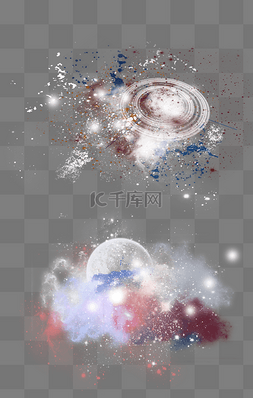 宇宙星河唯美png