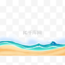 蓝色水浪素材图片_海滩海浪水浪