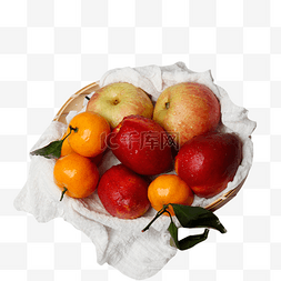 苹果多汁图片_一盘新鲜多汁的水果