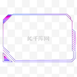 彩色渐变不规则边框