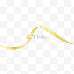 黄色丝带飘带