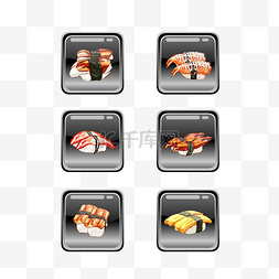 寿司手卷图片_美食图标日本料理寿司