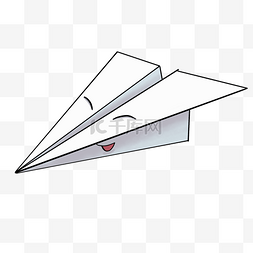  白色纸飞机