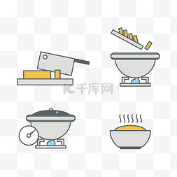 厨房炖煮图片_厨房煮饭锅具