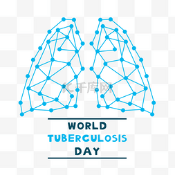 蓝色科技感world tuberculosis day