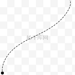 曲线图片_曲线黑色虚线线条