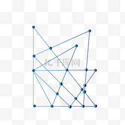 企业会议展板图片_点线线条几何数据