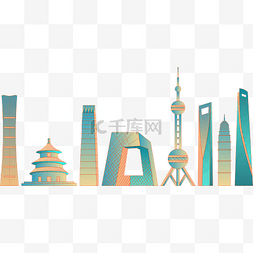 重庆著名旅游图片_国潮城市地标建筑