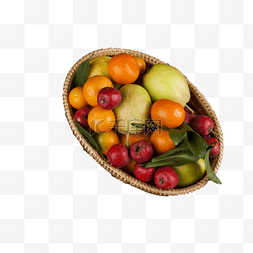 甘甜的水果图片_一盘美味新鲜的水果