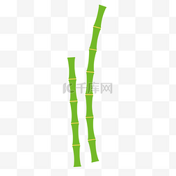  绿色竹节 