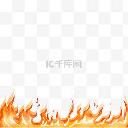 免费火焰动图图片_燃烧长条火焰