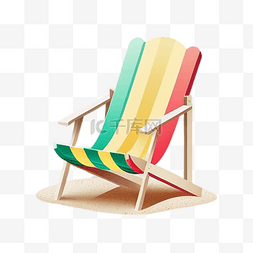 夏季装饰沙滩椅度假躺椅