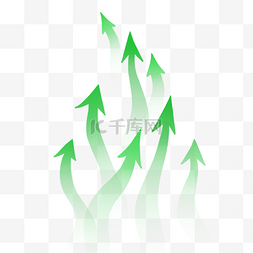 绿色箭头图案图片_多个绿色指示箭头图案