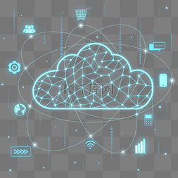 云图片_云计算大数据科技云数据信息
