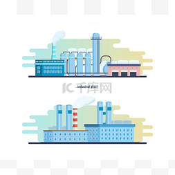 绿色能源工厂图片_建筑工业和化学的植物，站，资源