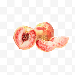 水蜜桃抠图图片_新鲜水果水蜜桃