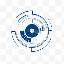 手机界面展示图片_科技科幻圆环仪表盘界面