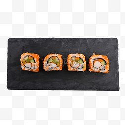 日式美食摄影图片_寿司海苔摄影图颜色