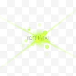 圆圈十字图片_十字交叉绿色抽象光效