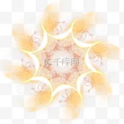橙黄发光科技光效