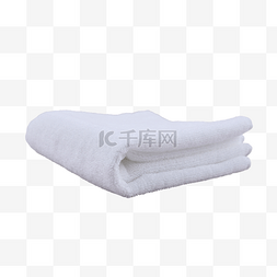沐浴清洁纯棉白色毛巾