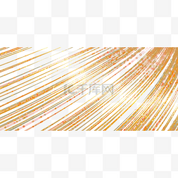 金粒子图片_大气金色粒子线条