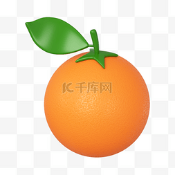 江西脐橙图片_3DC4D立体水果橙子