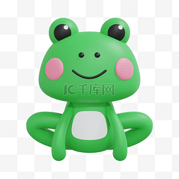 3DC4D立体青蛙