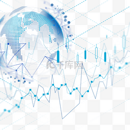 公司企业图片_股票市场走势图分析蓝色折线