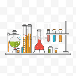 流体设计图片_医学实验室化学药剂精美图案