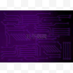 电路板炫光背景图片_炫光科技电路图纹理