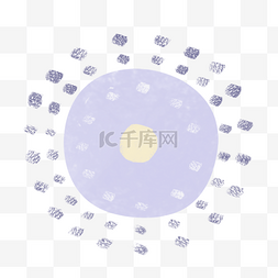 金色字体纹理图片_太阳卡通紫色绘画创意