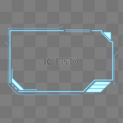 光效图片_科技线条大数据线框边框