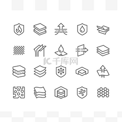 材质材质图标图片_线描图标logo标志icon符号