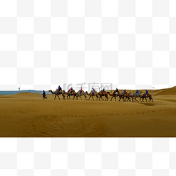 驼队沙漠图片_内蒙古库布其沙漠驼队人物