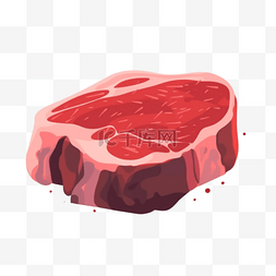 牛肉干素描图片_卡通手绘生鲜牛肉牛排