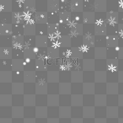 圣诞节元素图片_冬季冬天下雪雪花