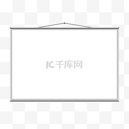 纯正用品图片_悬挂白色仿真白板办公用品