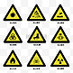 实验室安全标志危险警戒套图