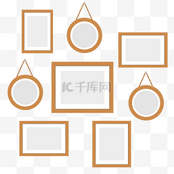 照片墙照片栏形象墙边框木质墙