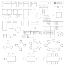 任命图片_客厅家具套装图标客厅的家具和室