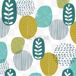 莫尔条纹图片_彩色树叶纹理莫兰迪植物边框
