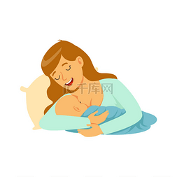 母乳喂养课件图片_母亲母乳喂养她的孩子 