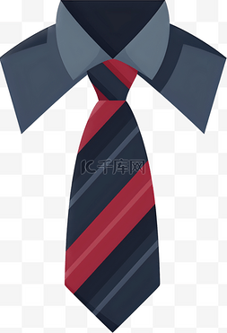衬衫领带图片_卡通男士商务领带