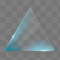 不可能三角图片_发光透明玻璃边框